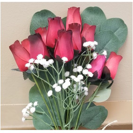 Red Wooden Roses Bouquet 