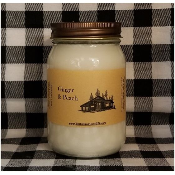 Ginger and Peach Candle