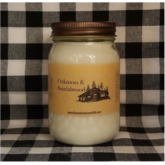 Oakmoss and Sandalwood Candle