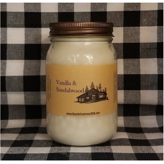 Vanilla and Sandalwood Candle
