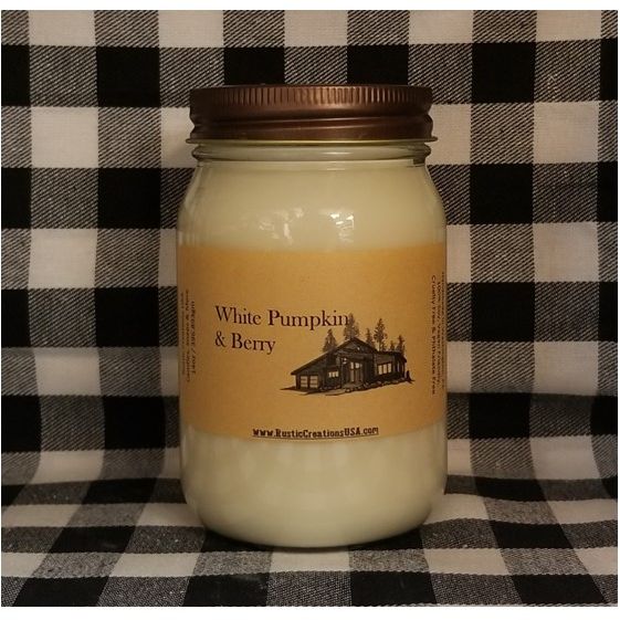 White Pumpkin and Berry Candle