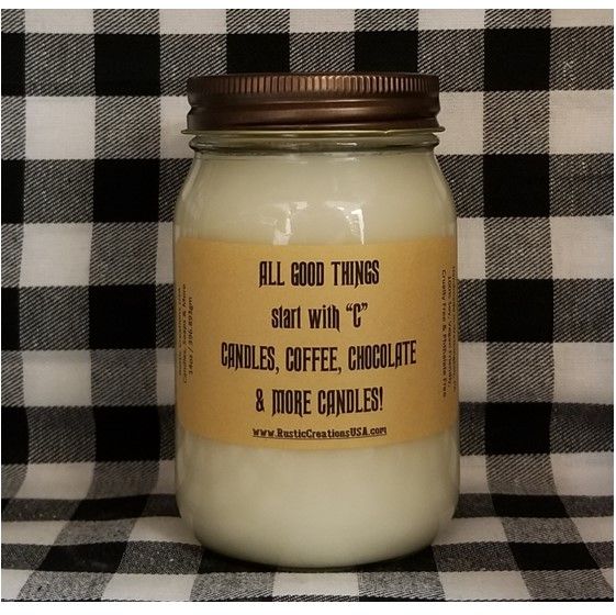 All Good Things Start With "C" Candle