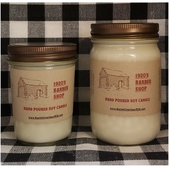 1920's Barber Shop Candle