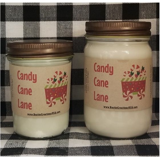 Candy Cane Lane Candle