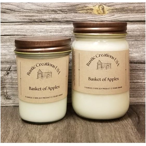 Basket of Apples Candle