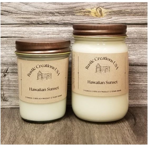 Hawaiian Sunset Candle