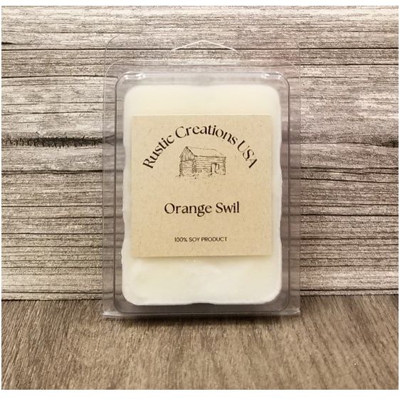 Orange Swirl Wax Melt