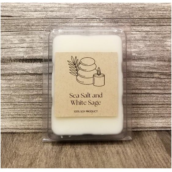 Sea Salt and White Sage Wax Melt