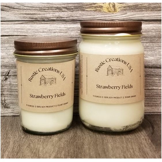 Strawberry Fields Candle