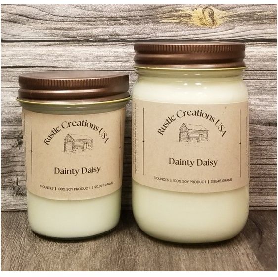 Dainty Daisy Candle