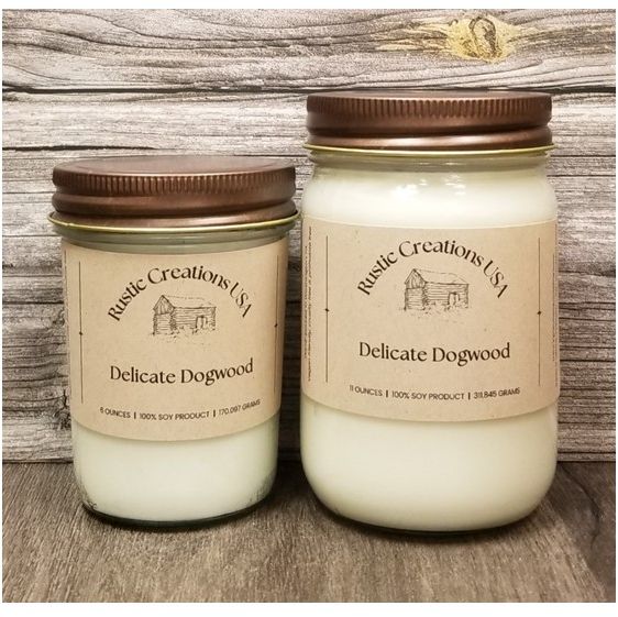 Delicate Dogwood Candle