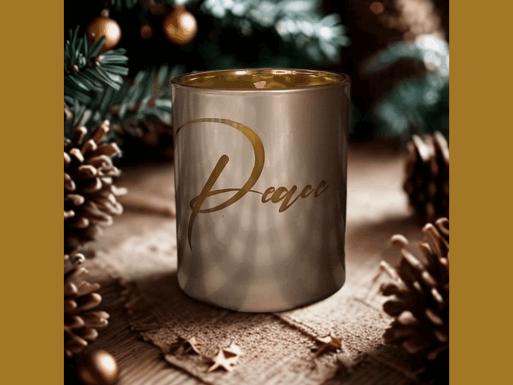 Peace Candle with Bayberry Scent