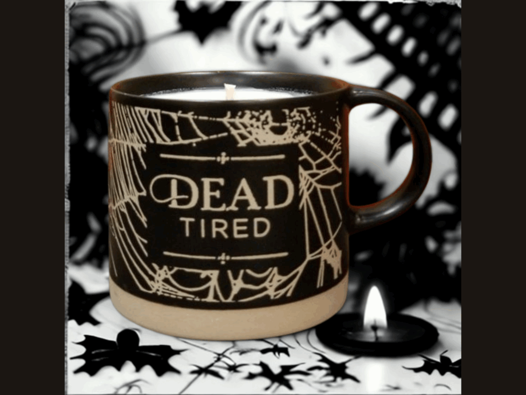 Dead Tired Mug with Havest Moon Scent