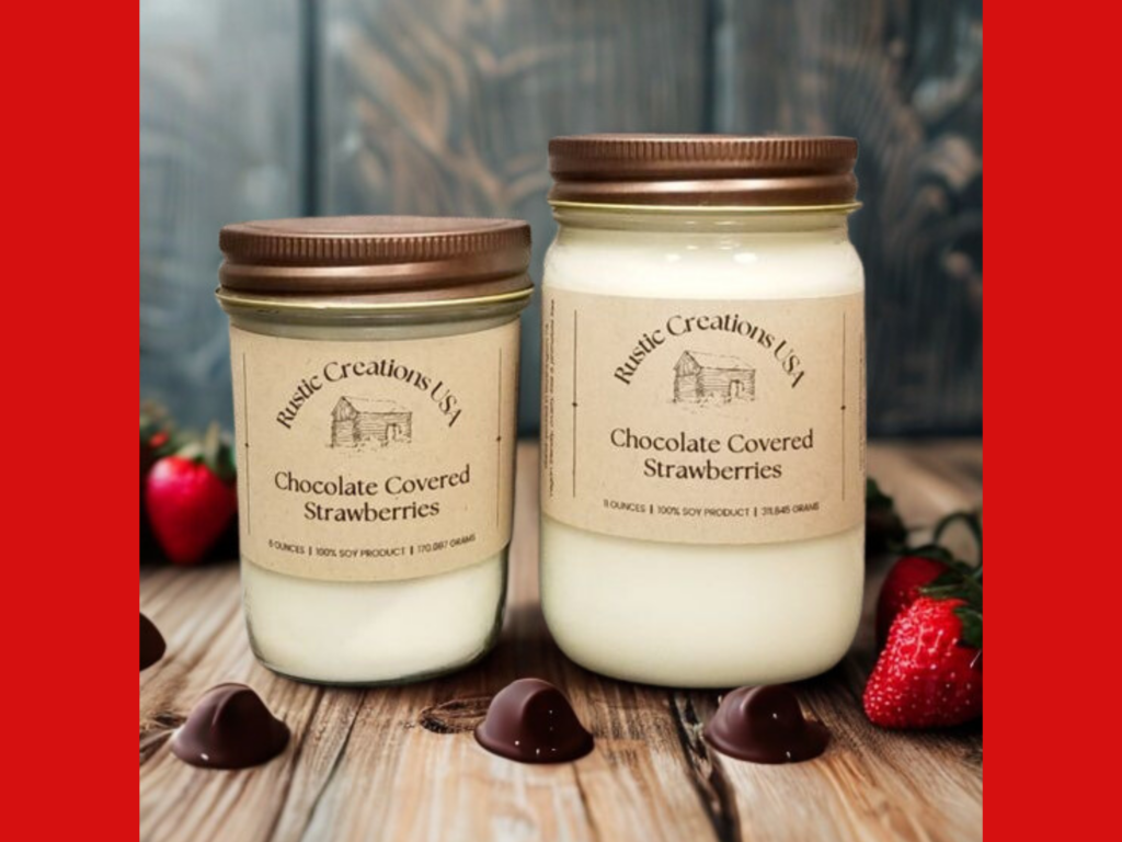 Chocolate Covered Strawberries Candle