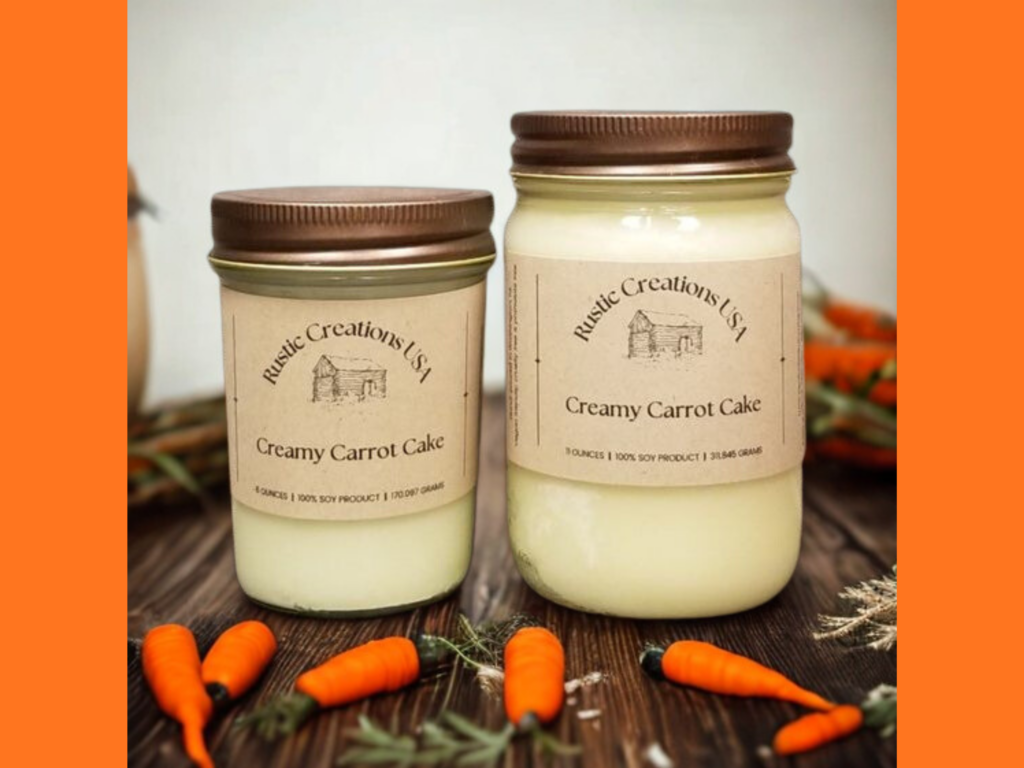 Creamy Carrot Cake Candle